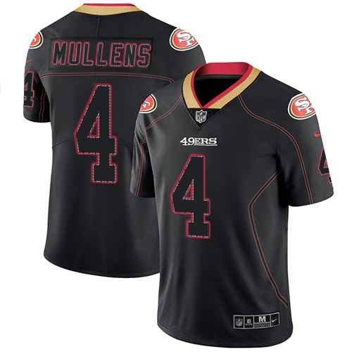 San Francisco 49ers Limited Lights Out Black Men Nick Mullens NFL Jersey #4 Rush->san francisco 49ers->NFL Jersey